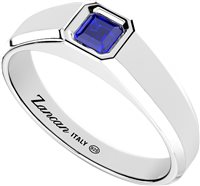 Anillo Zancan Hombre in Plata ESA108-BL - ESA108-BL